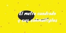 El metro cuadrado: submúltiplos