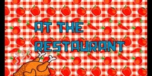 At the restaurant!