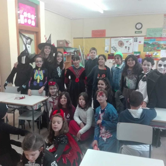 Quinto A celebra Halloween_CEIP Fernando de los Rios_Las Rozas 5