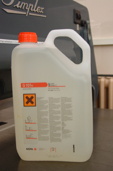 Revelador de planchas