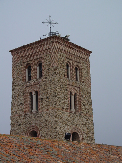 Campanario de iglesia en Buitrago del Lozoya