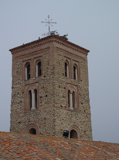 Campanario de iglesia en Buitrago del Lozoya