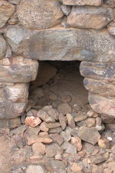 Resto arqueológico de Nuraghi, Cerdeña, Italia