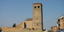 Vista de iglesia en Valdeolmos