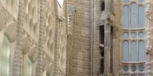 Interior de una torre de la Sagrada Familia, Barcelona