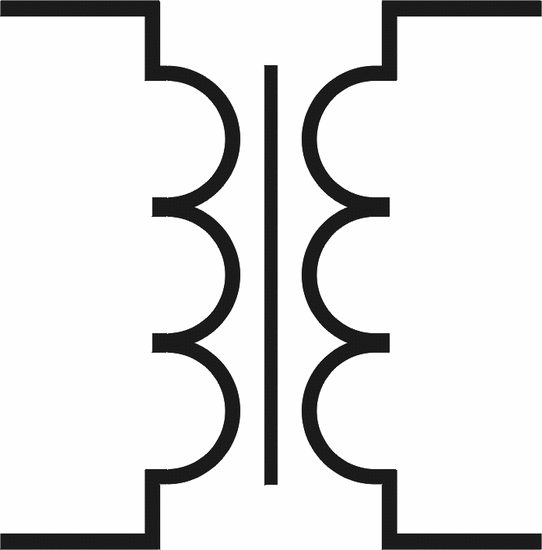 Transformador con núcleo de Fe-Si