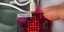 Programa con MakeCode un cronómetro con décimas y centésimas con tu placa microbit 