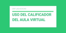 2.1 Elaboración de una ayuda. Uso del Calificador. Soledad de la Morena Campos.