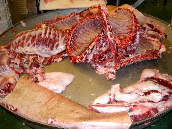 Costillar del cerdo