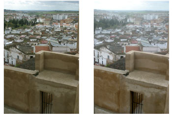 Efecto del filtro niebla