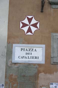 Detalle Plaza de los Caballeros, Pisa