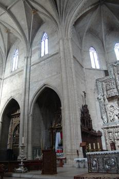 Pilares y bóvedas, Catedral de Huesca