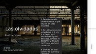 Instrucciones las olvidadas Tarea 5
