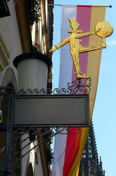 Símbolo gremial de juguetería en Muenster, Alemania