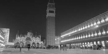 Plaza de San Marco, Venecia (blanco y negro)