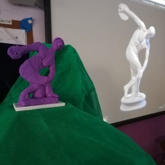 Taller de Arte. Discóbolo de Mirón 11