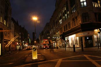 Oxford Street por la noche, Londres