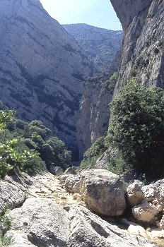 Zona abierta en el Barranco de Gorgas Negras, Huesca