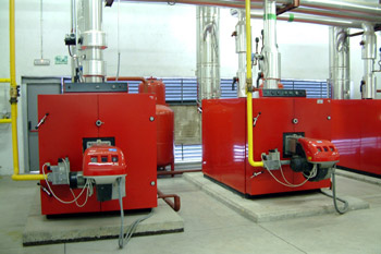 Caldera producción agua caliente