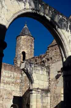 Vista del ex-convento de Cuilapan, Oaxaca, México