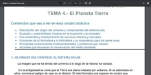 Tema 4.- El planeta Tierra. 1ª Sesión.- Origen del universo 25-11-2024