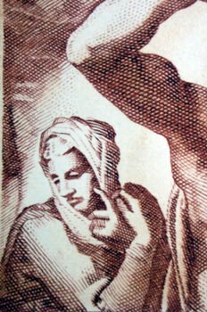 Detalle del Juicio Final, Capilla Sixtina