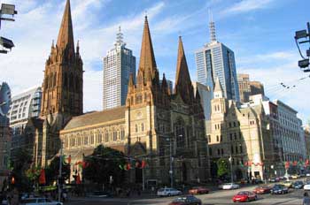 Melbourne: catedral de San Pablo, Australia