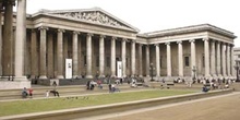 Entrada del British Museum, Londres