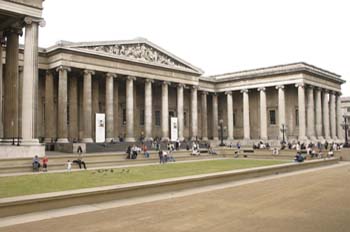 Entrada del British Museum, Londres