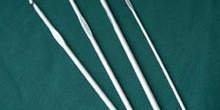 Agujas de plastico para punto de ganchillo en lana