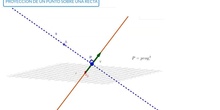 21_Proyección de un punto sobre una recta