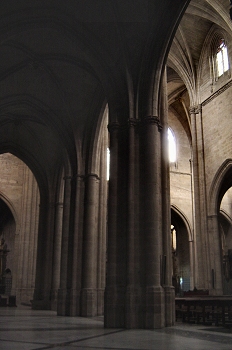 Vista interior de la Catedral de Huesca