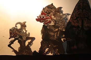 Marionetas, Teatro de sombras, Jogyakarta, Indonesia