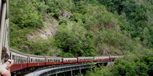 Tren a Kuranda, Queensland, Australia