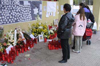 Santuario provisional de la estación de Santa Eugenia