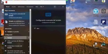 Configuración teclado windows