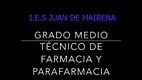 Ciclo Formativo de Grado Medio de Técnico de Farmacia y Parafarmacia IES Juan de Mairena