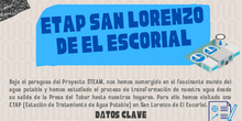 Infografía ETAP proyecto STEAM "Agua agua, dijo San Lorenzo"
