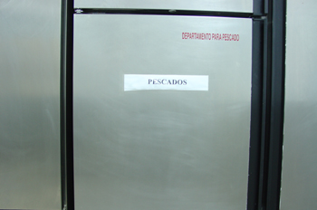 Armario frigorífico para pescado