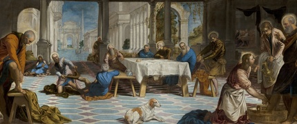 The Washing of the Feet by Jacopo Robusti Tintoretto
