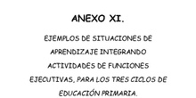 Anexo XI. Situaciones de aprendizaje