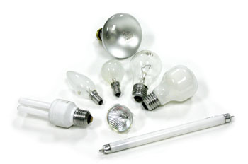 Lámparas vista de varios modelos diferentes