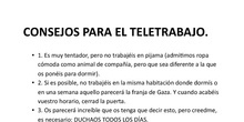 Consejos para el teletrabajo