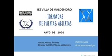 PRESENTACIÓN PUERTAS ABIERTAS VIRTUALES MAYO 2020 - IES VILLA DE VALDEMORO