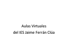 Aulas Virtuales en el Jaime Ferrán Clúa