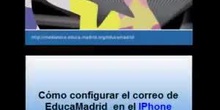 Configurar el correo de EducaMadrid en un IPhone