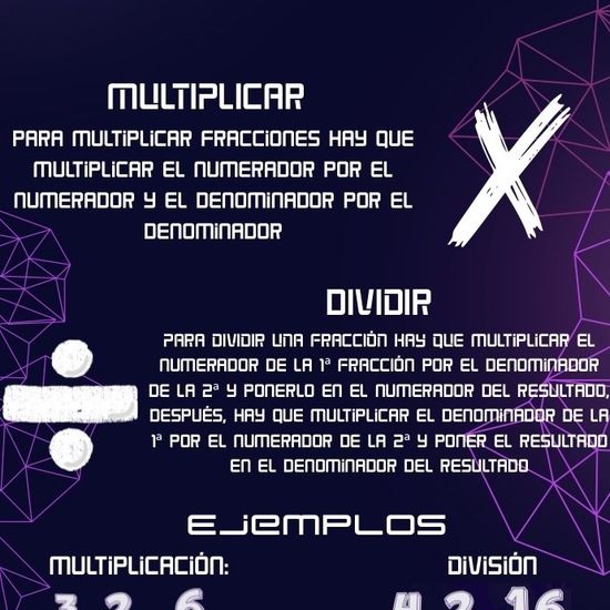 MULTIPLICAR Y DIVIDIR FRACCIONES