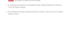 Libros 4º