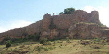 Lienzo de muralla, Castillo de Calatañazor, Calatañazor, Soria,