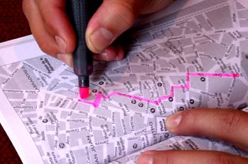 Trazando un recorrido